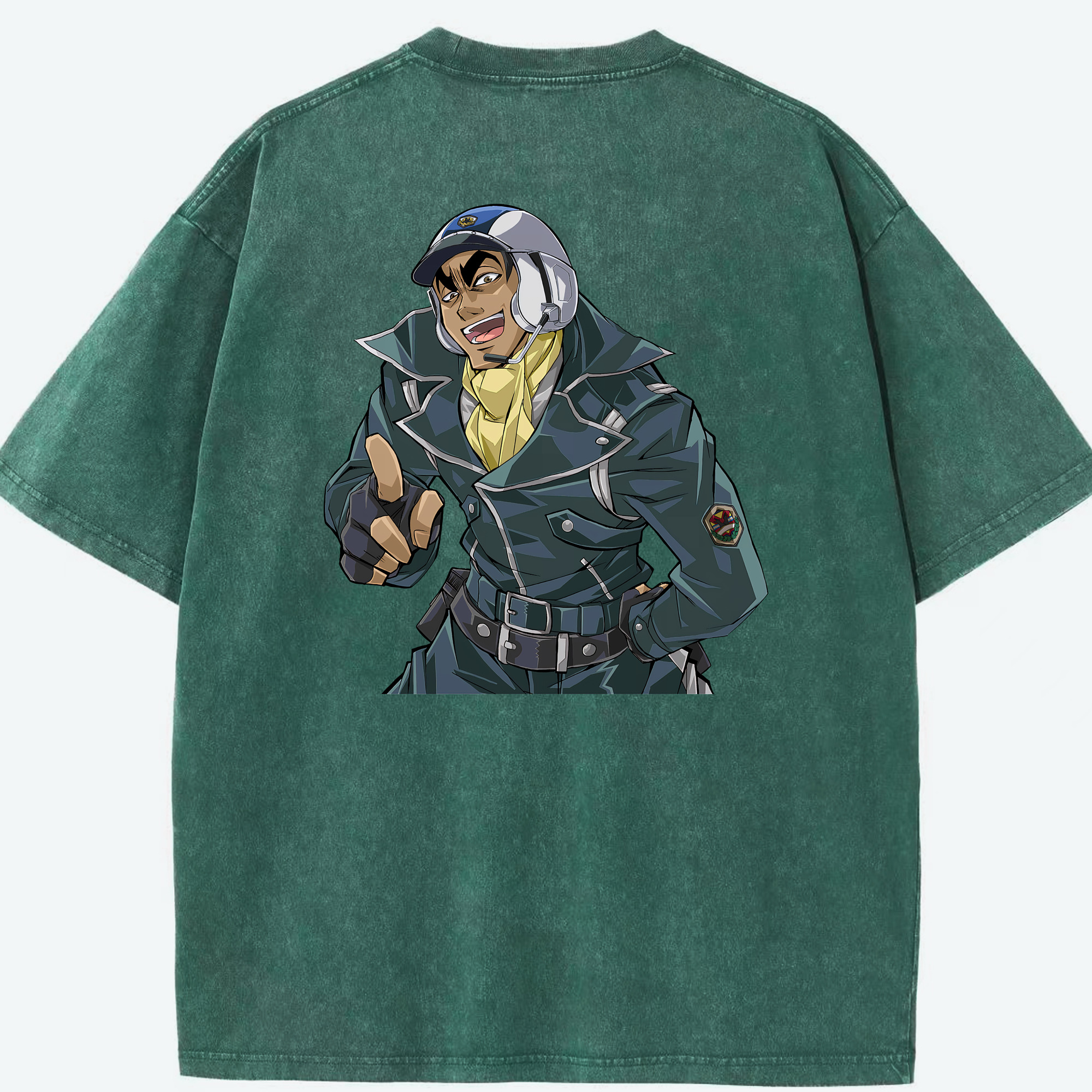 （画像用） 遊☆戯☆王 Yu-Gi-Oh! 綿100% ヴィンテージ風 半袖Tシャツ（背面プリント）